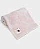 Mi Arcus Solid Pink Knitted Flurry Blanket  Warm & Soft (012 Months)