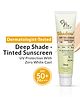 Fixderma Shadow Tinted Sunscreen Deep SPF 50 PA+++  Brightens & Nourishes the Skin | UVA & UVB Protection 30 g