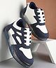 Steprite Colour Blocked Lace Up Shoes - Navy Blue