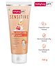 Babyhug Pro Sensitive pH 5.5 Peach Milk Cream - 100 g | 24 Hr Moisturisation | Deep Hydration | Sensitive Skin | Paediatrician & Dermatologist Tested | Safe Hypoallergenic Formula | 0+ m
