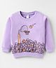 Tango Looper Knit Full Sleeves T-Shirt With Basketball Print - Mauve