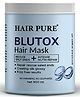 Hair Pure Blutox Hair mask, Reduce Split ends Repair & Intense Nutri Repair Treatment, Frizz Free Results, All Hair Types Pack of 1 - 900 ml