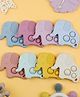 Sun & Shine 100% Natural Rubber & Premium Silicone Teether For 6 To 12 Months | Baby Teething Toys For Babies - Ele Pop | Random Color 1 pc