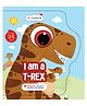 Oswaal Books Lil Legends: Shaped Board Books, Dino - I am a T-Rex - English