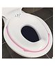 Portable Unisex Baby Potty Training Toilet Seat with Non-Slip Base, Splash Guard, and Storage Hook , Fits Round & Oval Toilets, Travel-Friendly New born Toddler(Blue)