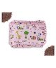 Ortis Cotton Head Shaping Mustard Seed Rai, Head Shaping Baby Pillow Jungle Print - Pink