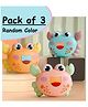 ADKD Press to Go Inertial Cute Crawling Crab Toy Pack of 3 (Random Color)