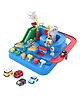 ADKD Car Adventure Manual Race Track  Game with 4 Cars - Multicolor