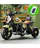 JN Creations 6V Battery Operated Ride On Yamaha RX-100 Bike for Kids with Foot Accelerator & Brake With Remote Control (GREEN)