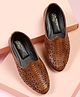 Tiny Bugs Floral Designed Mojaris - Tan
