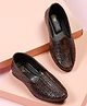 Tiny Bugs Floral Designed Mojaris - Brown