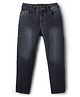 Pine Kids Woven Full Length Washed Denim Jeans - Grey