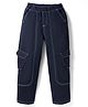 Pine Kids Denim Woven Full Length Washed Jeans - Black