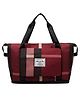 COZY VIBES Large Capacity Travel Collapsible Waterproof Handbag with Dry Wet Separation Pocket Overnight Tote Bags- PACK OF 1- COLOR MAY VARY