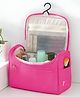 COZY VIBES Cosmetic Bag Double Layer Makeup Bag Organizer for Travelling- PACK OF 1- COLOR MAY VARY