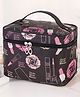COZY VIBES Beauty Cosmetic Makeup Case Travel Wash Toiletry Organizer Storage Box- PACK OF 1- COLOR MAY VARY