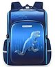 Little Surprise Box Shimmer Geometric Dino Theme Backpack Blue - 15 Inches