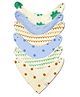 Nintara Baby Extra-Soft, Bandana Bibs Ages 0-3 Pack of 6 - Nintara Patterns