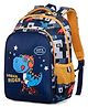 Cots and Cuddles Cute Dino on Cycle Design Lightweight Backpack for Toddler Kids Perfect for School & Outings Height 14 inches