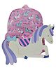 Cots and Cuddles 3D Unicorn Design with Front pocket Lightweight Backpack for Toddler Kids Perfect for Preschool & Outings Height 14 inches