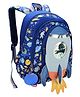 Cots and Cuddles 3D Rocket Design with Front pocket Lightweight Backpack for Toddler Kids Perfect for Preschool & Outings Height 14 inches