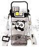 Cots and Cuddles Cute Cartoon Design 2-Way Sipper Water Bottle for Kids   520ml, Leak-Proof & BPA-Free (Panda)