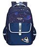 Cots and Cuddles Space Theme Premium Quality Large Capacity Backpack For Kids School Days and Outing Height 16 inches