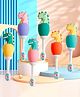 Cots and Cuddles Cute 3D Dino Shape Microfiber Soft Bristles Toothbrush for Kids (Random Color) (pack of 2)