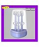 Joy Buzz Baby Toothbrush 3 in 1 Set Tongue Cleaner + U Shape Toothbrush + Toothbrush - Green - Purple