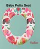 Kritiu Baby Printed Training Seat Toddler Toilet Pot Comfortable Safe Cushioned Potty Seat for Western Toilet - Print May Vary