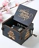 FUSKED Happy Birthday Music Box - Wooden Musical Box with Hand Crank - Vintage Music Box for Birthday Gift - 1 Piece