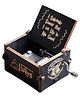 FUSKED Harry Potter Music Box - Wooden Musical Box with Hand Crank - Vintage Music Box for Birthday Gift for Kids - 5 cm, 1 piece