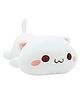 FUSKED Kitten Plush Soft Toy Cuddly Multicolor Stuffed Animal for Babies White - Length 40 cm