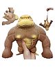 Fusked Sand-Filled Rubber Monkey Squishy Toy  Stress Relief Sensory Toy for Kids & Adults  Cute Animal Slow Rising Squeeze Toy  1 Pc
