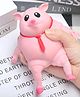 FUSKED Sand-Filled Rubber Piggy  Pink Stress Relief Squishy Toy for Kids & Adults  Height 6 cm