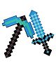 FUSKED Minecraft Sword & Pickaxe Combo  45 cm Foam Toys for Kids  Safe & Lightweight Pretend Play Set - Height 45 cm