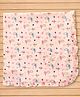 CUCUMBER Interlock Knit Towel With Air Plane Print L 81 x B 81 cm - Pink