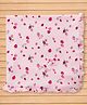CUCUMBER Interlock Knit Towel With Tropical Print L 81 x B 81 cm - Pink