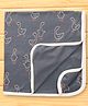 Ben Benny 100% Cotton Interlock Knit Wrapper with Duck Print L 79 x B 75 cm - Navy Blue