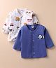 Ben Benny Interlock Knit Full Sleeves Jhablas With Vehicles & Panda Print Pack Of 2 - Navy Blue & Multicolor