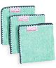 Mumma's Touch Organic Bamboo Baby Towel Face Cloth - Green - Pack of 3