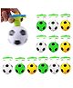 Birthday Popper Football Bugri Top Toys as Birthday Return Gifts for Kids - Set of 12 Colorful Balls with Launcher Tool - Easy to Play Toy as Children's Game Prizes, Goodie Bag Fillers