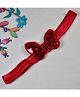 Little Miss Cuttie Sequins Embellished Butterfly Applique Detailed Headband - Red