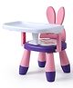 House of Quirk Detachable Baby Chair - Multifunctional, Adjustable Plastic Backrest, Compact Chair & Stool for Toddlers (Purple)