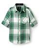 Noddy Full Sleeves Checked Shirt - Green