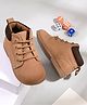Stefens Solid Lace Up Boots - Tan