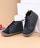 Stefens Solid Lace Up Shoes - Blue