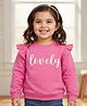 Babyhug Cotton Knit Full Sleeves Sweatshirt With Polka Dot Print - Pink