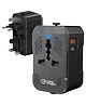 Case Magic Universal Travel Adapter with USB & Type-C | Compatible in 200+ Countries | All-in-One International Power Converter for Mobile, Laptop, Camera | 15W Fast Charging