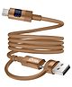 Case Magic  2-in-1 USB-C to USB-C & USB-A to USB-C Cable | 60W Fast Charging, 480Mbps Data, LED Display, Nylon Braided | Compatible with iPhone, iPad, MacBook, Samsung S25/S24/Flip (1M)